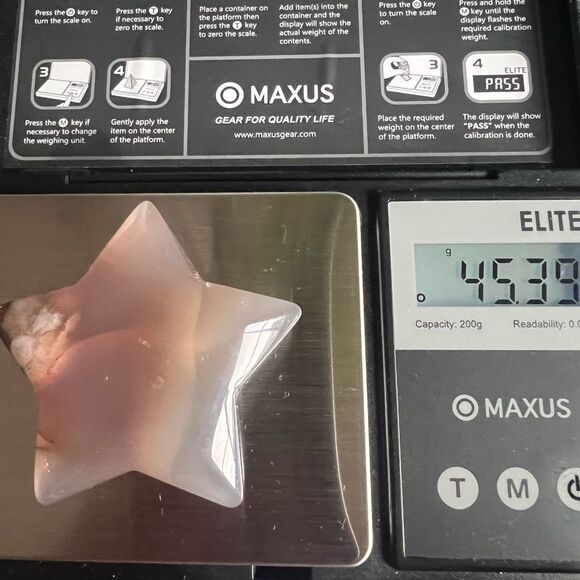 Flower‎ Agate Star Carving (14) - Picture 8 of 8